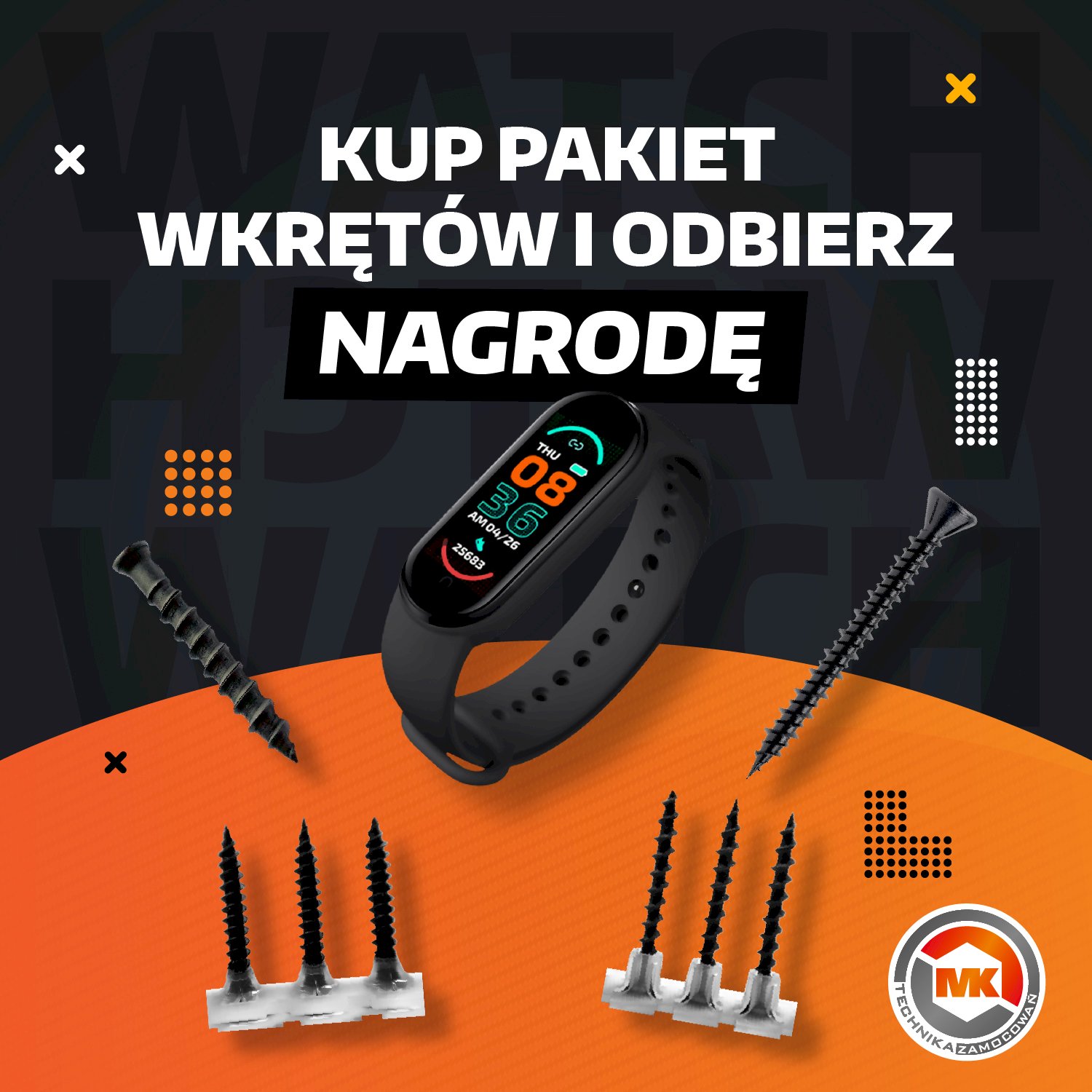 Kup pakiet wkrętów i odbierz nagrodę